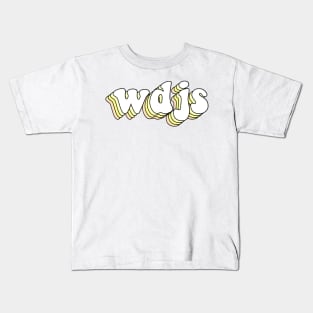 what does jesus say (yellow) Kids T-Shirt